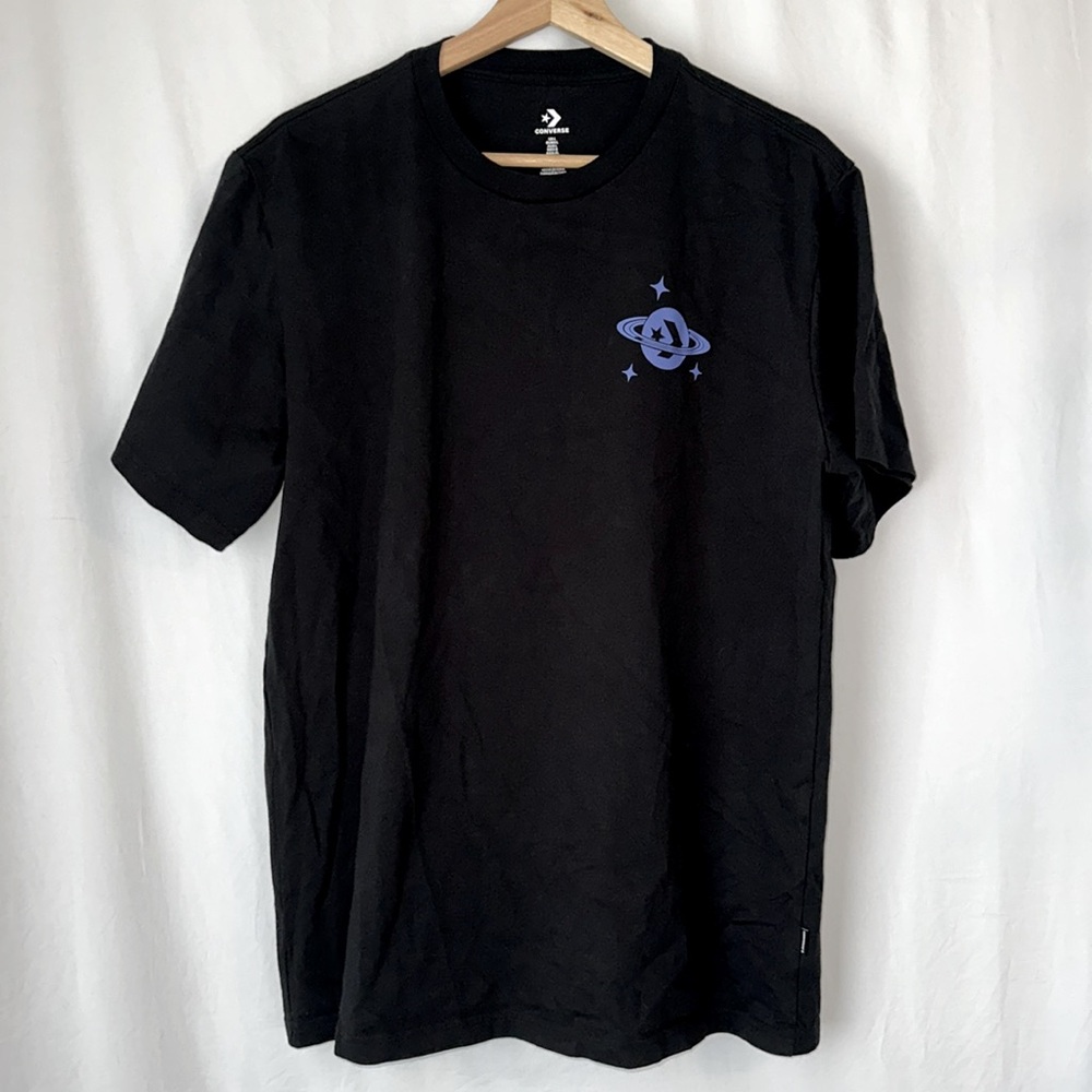 NWOT Converse Planet Hoop black t-shirt